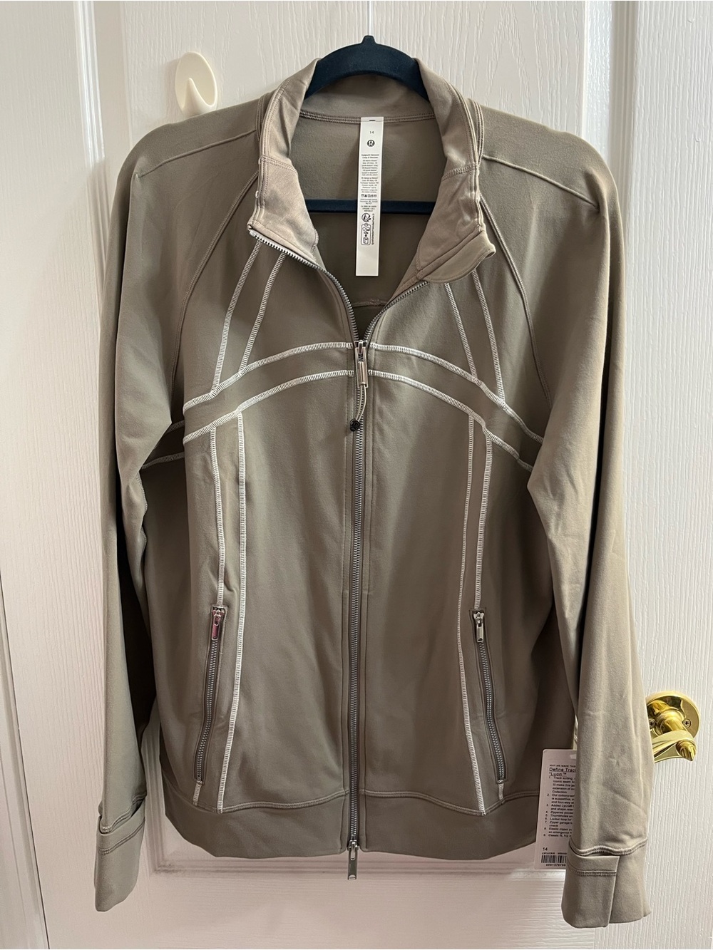 lululemon athletica Olive Green Full-Zip Utility Jacket
